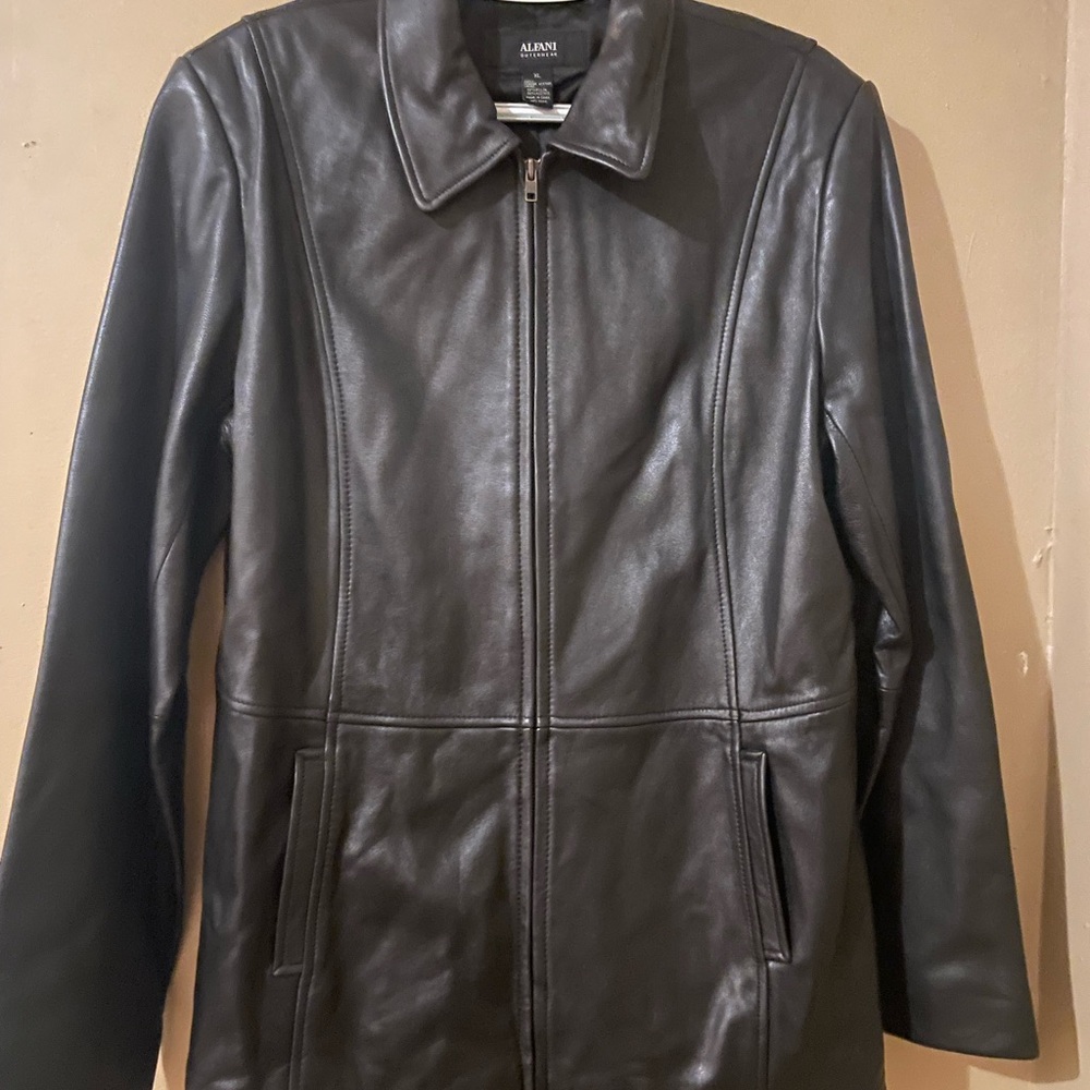 Alfani Leather Jacket
